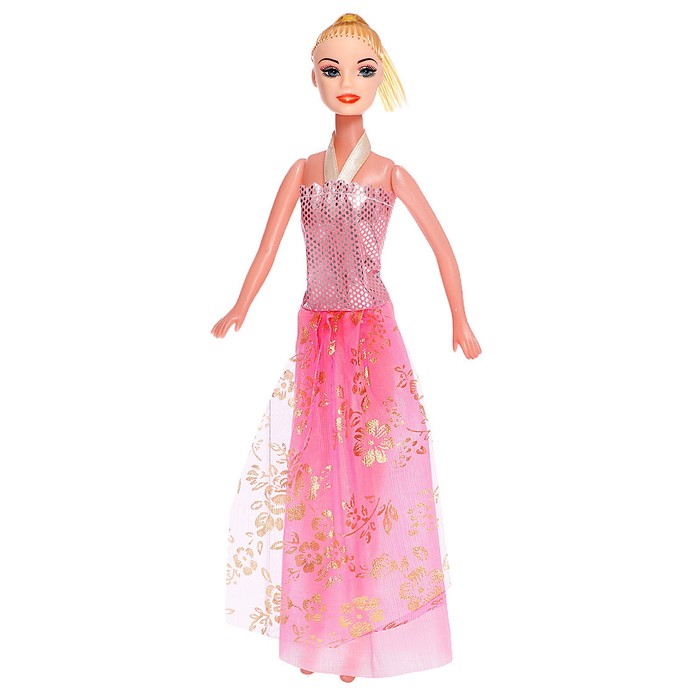 Кукла-модель «Наташа» в длинном платье, МИКС - Фото 1