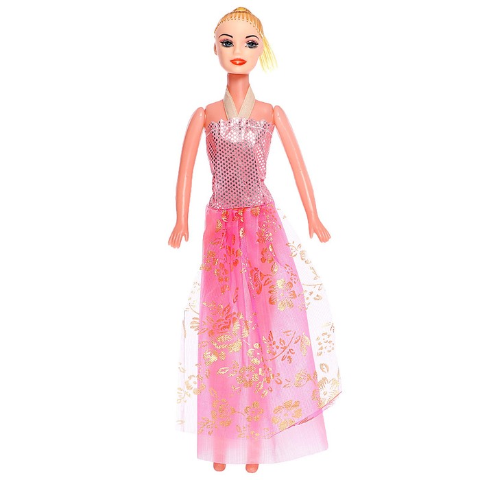 Кукла-модель «Наташа» в длинном платье, МИКС - фото 1886289324