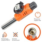 Газовая горелка с пьезоподжигом на цанговый баллон, анти-вспышка, 15.5×5.5×4 см - Фото 4