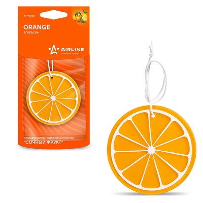 Ароматизатор подвесной пластик "Сочный фрукт" AFFR088, апельсин