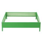 Клумба оцинкованная, 100×100×15 см, зелёная, «Квадро», Greengo - Фото 8