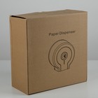 Диспенсер - держатель туалетной бумаги, 26×27.5×13 см, втулка 6.5 см, пластик, белый - Фото 5