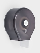 Диспенсер - держатель туалетной бумаги, 28×27.5×12 см, втулка 6.5 см, пластик, чёрный - Фото 1