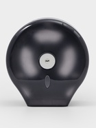 Диспенсер - держатель туалетной бумаги, 28×27.5×12 см, втулка 6.5 см, пластик, чёрный - Фото 2