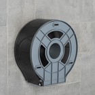 Диспенсер - держатель туалетной бумаги, 28×27.5×12 см, втулка 6.5 см, пластик, чёрный - Фото 5