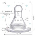 Соска на бутылочку Крошка Я, антиколиковая, классическое горло, от 6 мес., быстрый поток - Фото 3