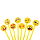 Ручка-прикол Calligrata «Смайл», синий стержень, гелевая, МИКС - Фото 8