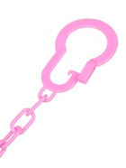 Держатель для соски - пустышки, «Маленькая леди», на цепочке, розовый - Фото 7