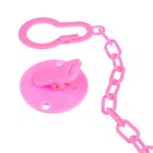 Держатель для соски - пустышки «Любимая доченька», на цепочке цвет розовый - Фото 6