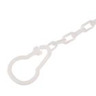 Держатель для соски - пустышки M&B «Я люблю маму», на цепочке, белый - Фото 5