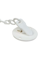 Держатель для соски - пустышки «Я люблю папу», на цепочке, белый - Фото 7