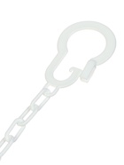 Держатель для соски - пустышки «Я люблю папу», на цепочке, белый - Фото 6