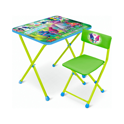 Комплект детской мебели «Тролли»: стол, стул мягкий