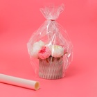 Плёнка для цветов и букетов, прозрачная 0.7×37.5 м, 1000 г, 40 мкм - Фото 10