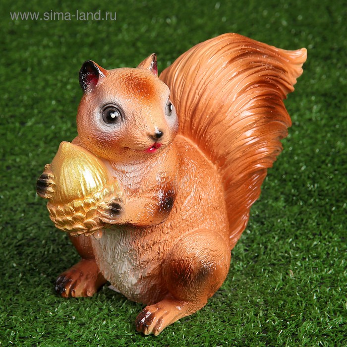 Садовая фигура "Белка" 24х13х27см МИКС - Фото 1