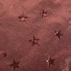 Плёнка металлизированная "Звезды", шоколад, 0,7 х 2 м - Фото 2