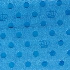 Плёнка металлизированная "Горошек", синий, 0,7 х 2 м - Фото 3