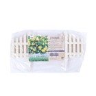 Ограждение декоративное, 30×300 см, 5 секций, пластик, белое, Greengo - Фото 12