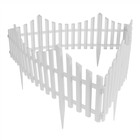Ограждение декоративное, 30×300 см, 5 секций, пластик, белое, Greengo - Фото 9