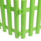 Ограждение декоративное, 30×300 см, 5 секций, пластик, салатовое, Greengo - Фото 11