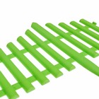 Ограждение декоративное, 30×300 см, 5 секций, пластик, салатовое, Greengo - Фото 10