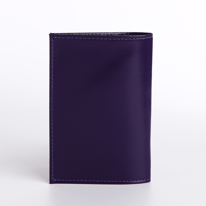 Обложка для паспорта, цвет фиолетовый - фото 1908364642