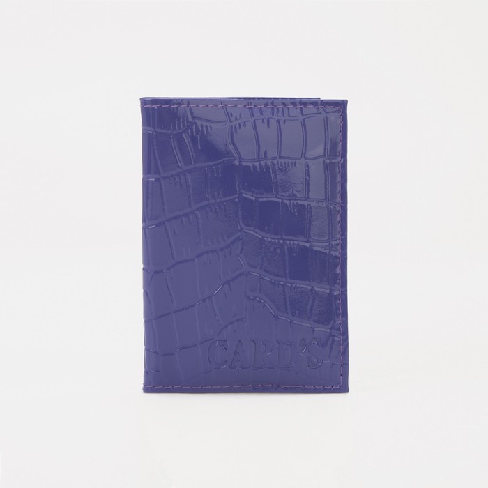 Визитница, 18 карт, цвет фиолетовый - Фото 1