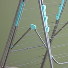 Сушилка для белья двухуровневая, 21 м, серебряная - Фото 4