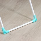 Сушилка для белья двухуровневая, рабочая длина 21 м, белая - Фото 6