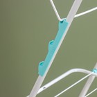 Сушилка для белья двухуровневая, рабочая длина 21 м, белая - Фото 7