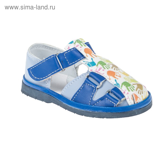 Туфли летние малодетские арт.. 20017, синий, размер 23 - Фото 1