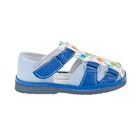 Туфли летние малодетские арт. 20017, синий, размер 24 - Фото 3