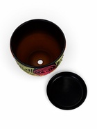 Горшок для цветов «Радуга №4», керамический, с поддоном, 2.6 л, коричневый с орнаментом  (артикул 3269889)  большой выбор товаров оптом и в розницу по низким ценам с доставкой