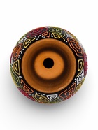 Горшок для цветов «Радуга», 8.5 л, d=26 см, h=23.5 см, керамика, с поддоном, коричневый - фото 67923227