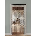 Штора - занавеска декоративная, деревянная, 90×180 см, 27 нитей - Фото 1