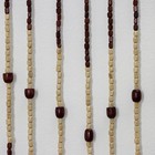 Штора - занавеска декоративная, деревянная, 90×180 см, 27 нитей - Фото 3