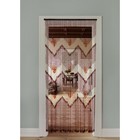 Штора - занавеска декоративная, деревянная, 90×190 см, 52 нити - Фото 1