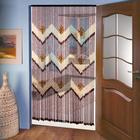 Штора - занавеска декоративная, деревянная, 90×190 см, 52 нити - Фото 2