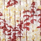 Штора - занавеска декоративная «Листики», 90×168 см, зигзаг, 12 нитей, кофейная - Фото 2