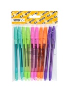 Ручка шариковая Calligrata, синий стержень, узел 0.5 мм, резиновый упор, МИКС - Фото 9