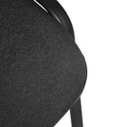 Стул Изо, каркас чёрный, ткань серая - Фото 2