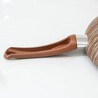 Сковорода глубокая Kantry, d=28 см, пластиковая ручка, антипригарное покрытие, цвет коричневый - Фото 6