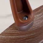 Сковорода глубокая Kantry, d=28 см, стеклянная крышка, пластиковая ручка, антипригарное покрытие, цвет коричневый - Фото 4