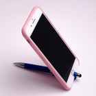 Ручка-прикол Calligrata «Подставка под сотовый», со стилусом, синий стержень, шариковая, МИКС - Фото 3