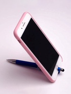 Ручка-прикол Calligrata «Подставка под сотовый», со стилусом, синий стержень, шариковая, МИКС - Фото 8