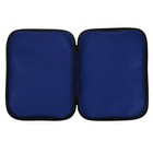 Папка с ручками текстильная А4, Calligrata «Офис», для бумаг, для офиса, нейлон 600D, двуцветный кант, 350×270×20 мм, синяя - Фото 2