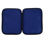 Папка с ручками текстильная А4, Calligrata «Офис», для бумаг, для офиса, нейлон 600D, двуцветный кант, 350×270×20 мм, синяя 3297371