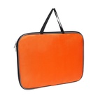 Папка с ручками текстильная А4, Calligrata «Офис», для бумаг, для офиса, нейлон 600D, двуцветный кант, 350×270×20 мм, оранжевая - Фото 6