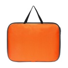 Папка с ручками текстильная А4, Calligrata «Офис», для бумаг, для офиса, нейлон 600D, двуцветный кант, 350×270×20 мм, оранжевая - Фото 7