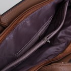 Сумка женская, отдел с перегородкой на молнии, 2 наружных кармана, цвет хаки - Фото 5